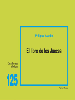 cover image of El libro de los Jueces